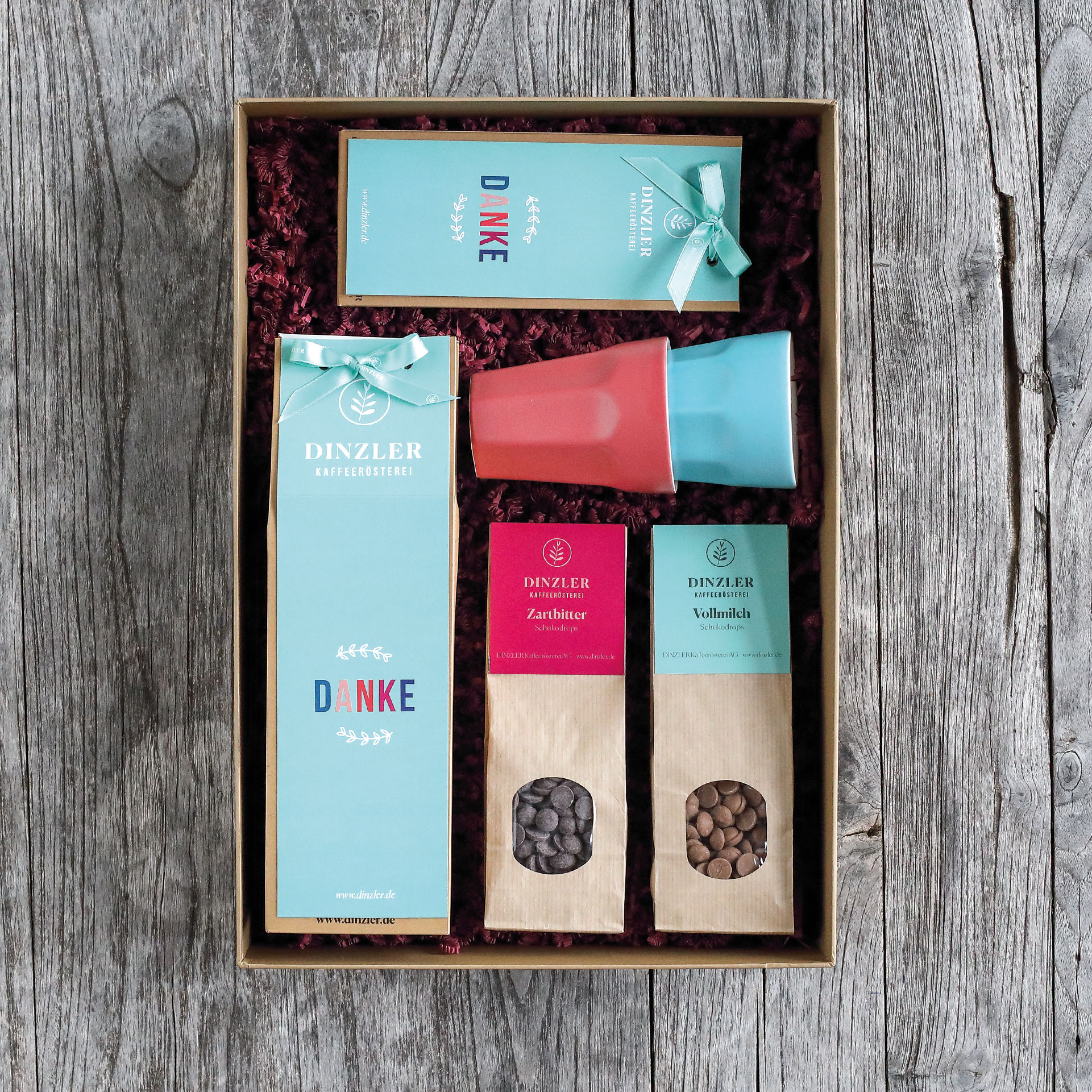 Produktbild DINZLER Geschenkbox "Dankeschön"| DINZLER Kaffeerösterei