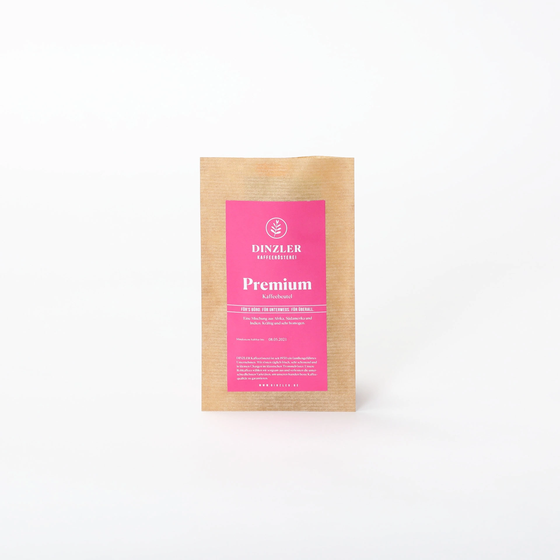 Produktbild DINZLER Kaffee Premium Kaffeebeutel