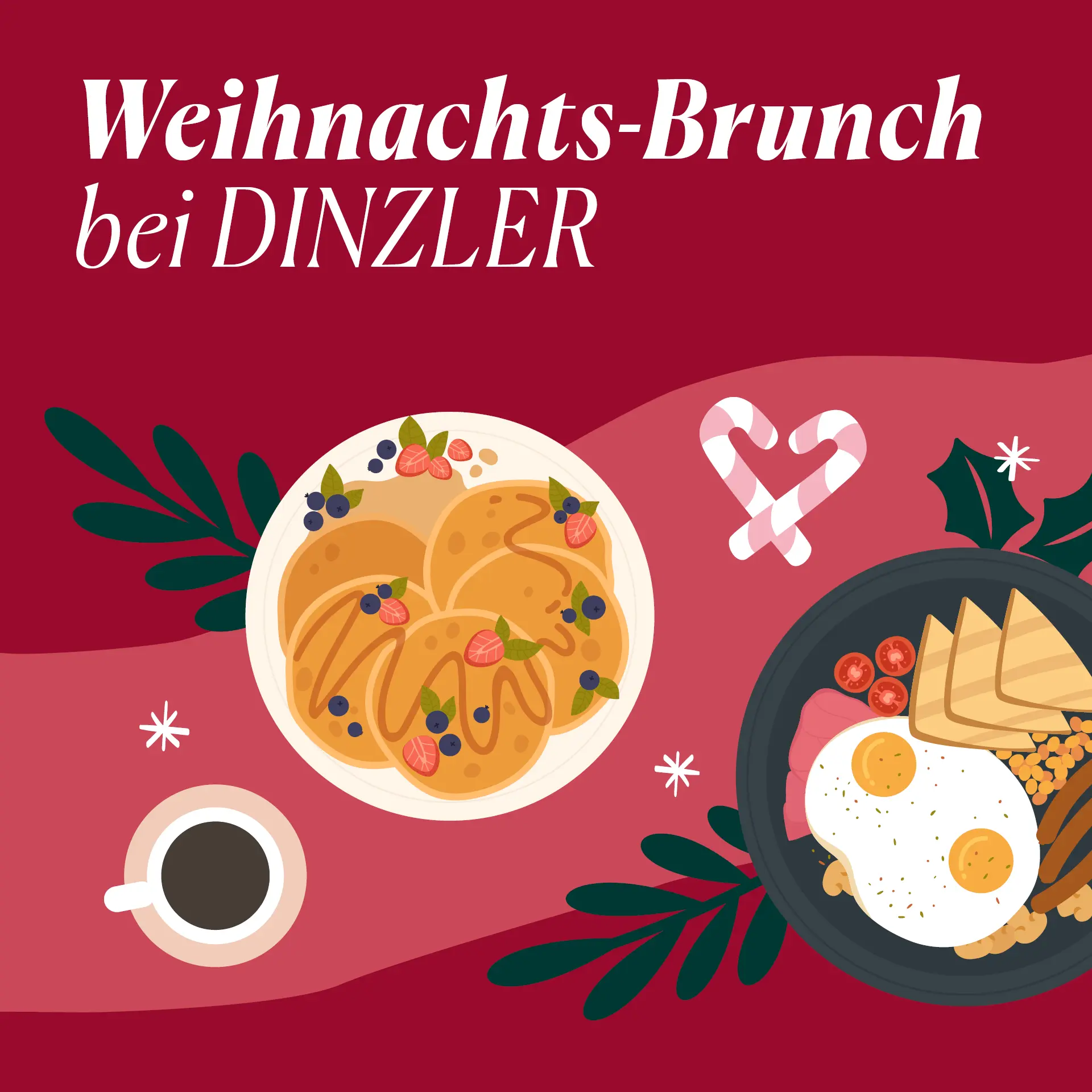 Produktbild Weihnachtsbrunch bei DINZLER am 29.12.2025 - regulärer Preis| DINZLER Kaffeerösterei