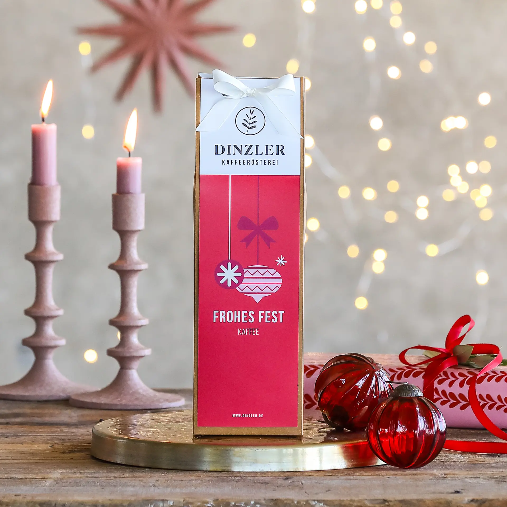 DINZLER Festtagskaffee in der Geschenkverpackung (gemahlen)| DINZLER Kaffeerösterei