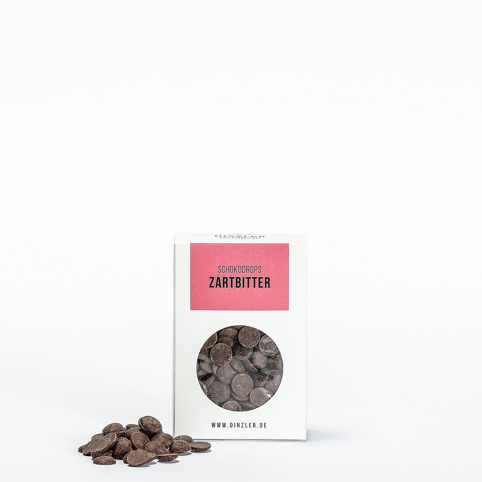 Produktbild DINZLER Trinkschokodrops Zartbitter 250g