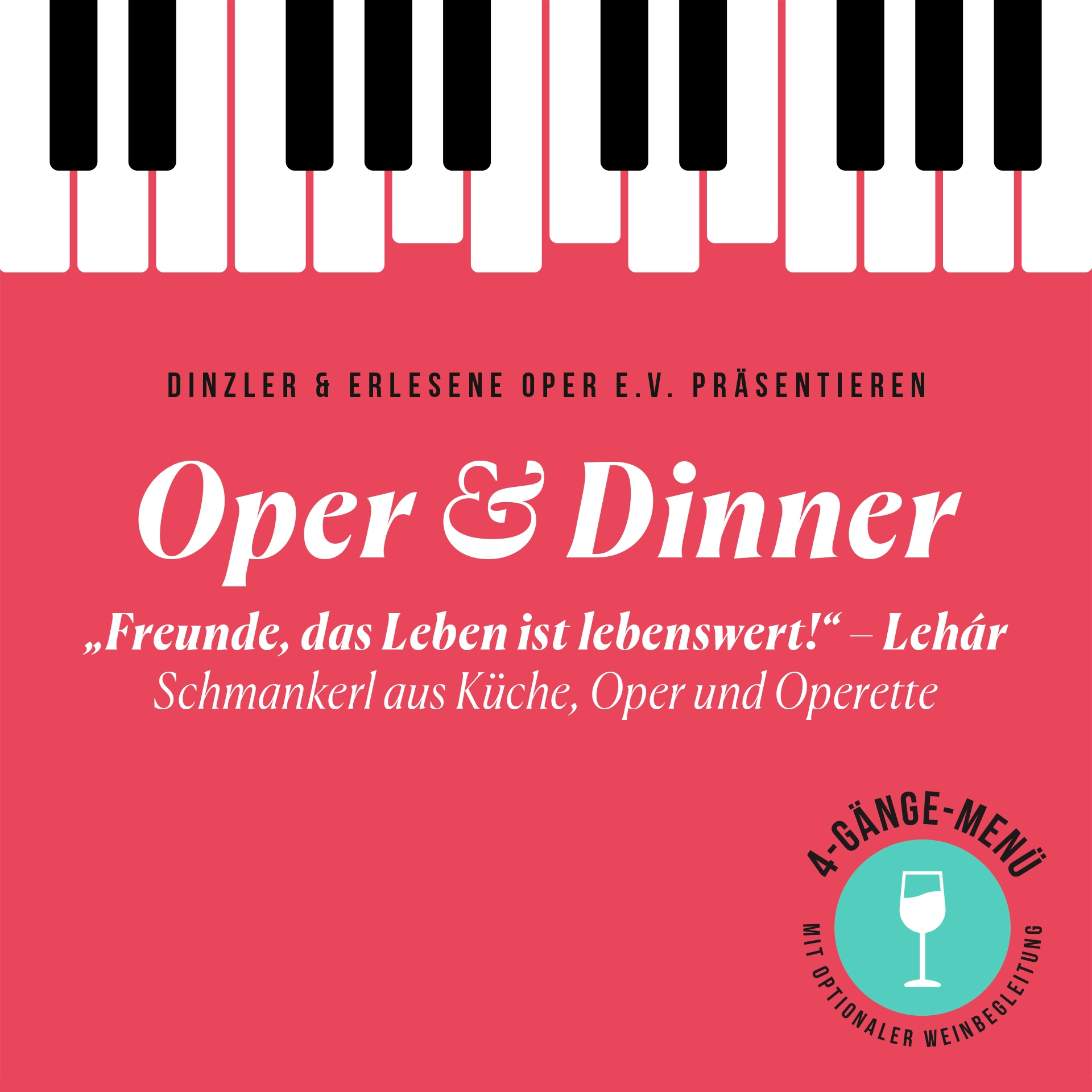 Produktbild Oper & Dinner bei DINZLER am 19.02.2026| DINZLER Kaffeerösterei