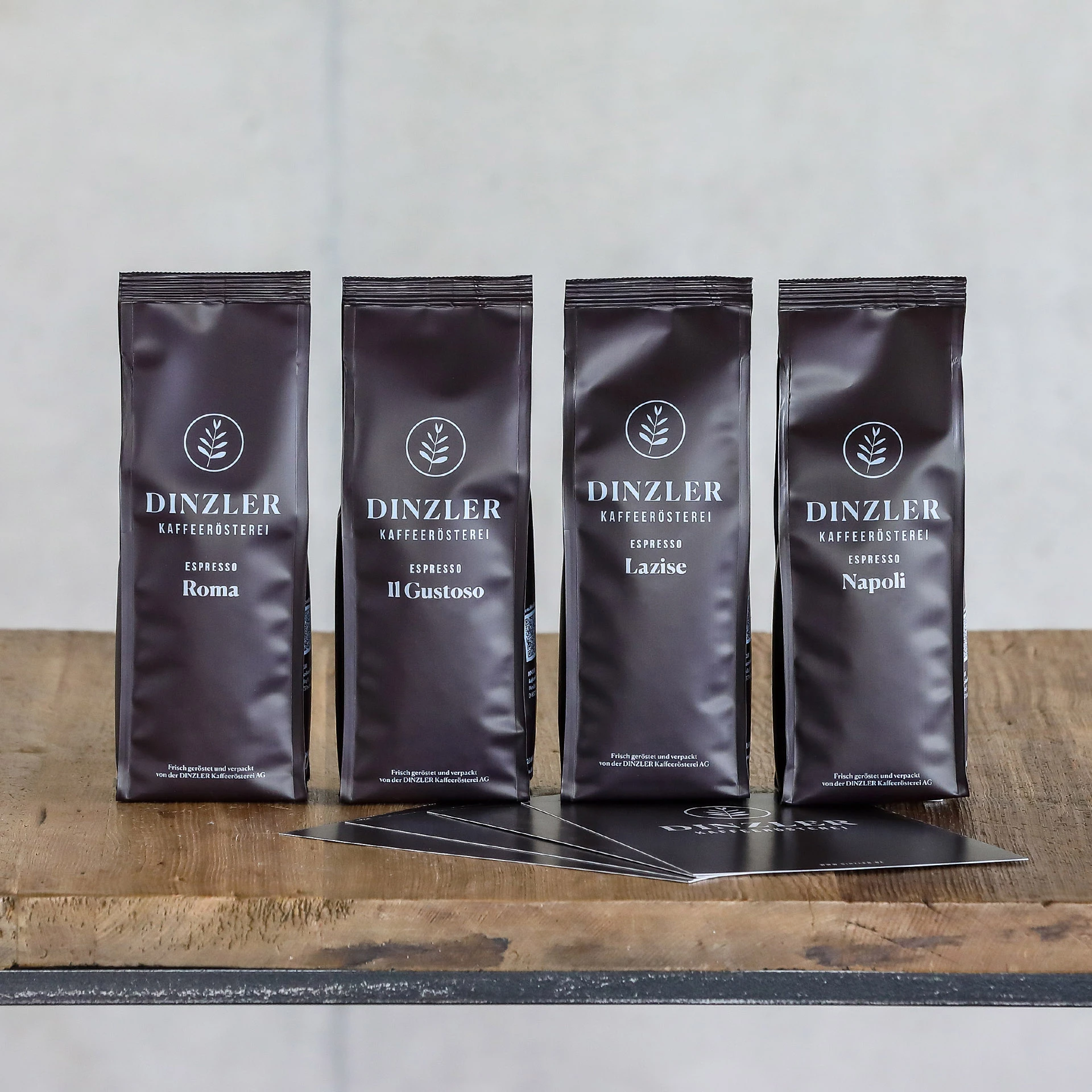 Szenebild Espresso Probierset DINZLER Klassiker 