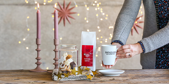 DINZLER Festtagskaffee - Röstfrisch und nur für kurze Zeit