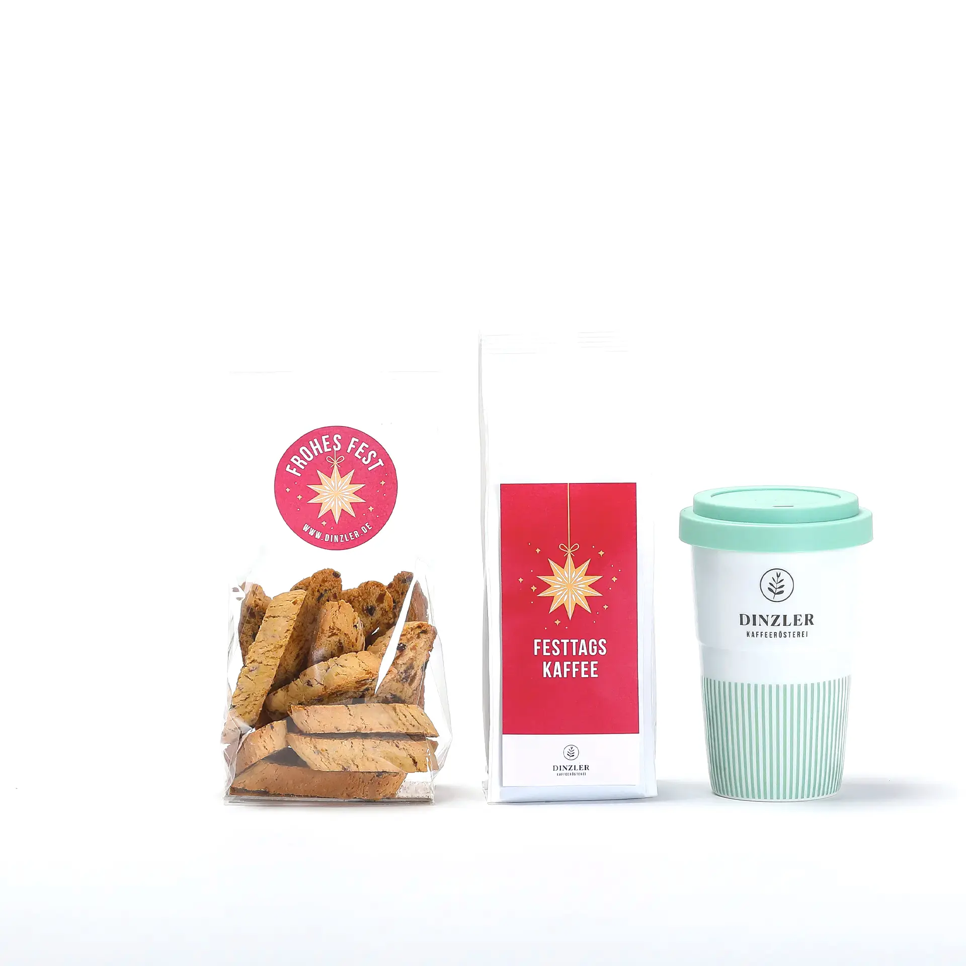 Produktbild DINZLER Geschenkbox  – Festtag To Go / Christmas to Go / Coffee to Go| DINZLER Kaffeerösterei