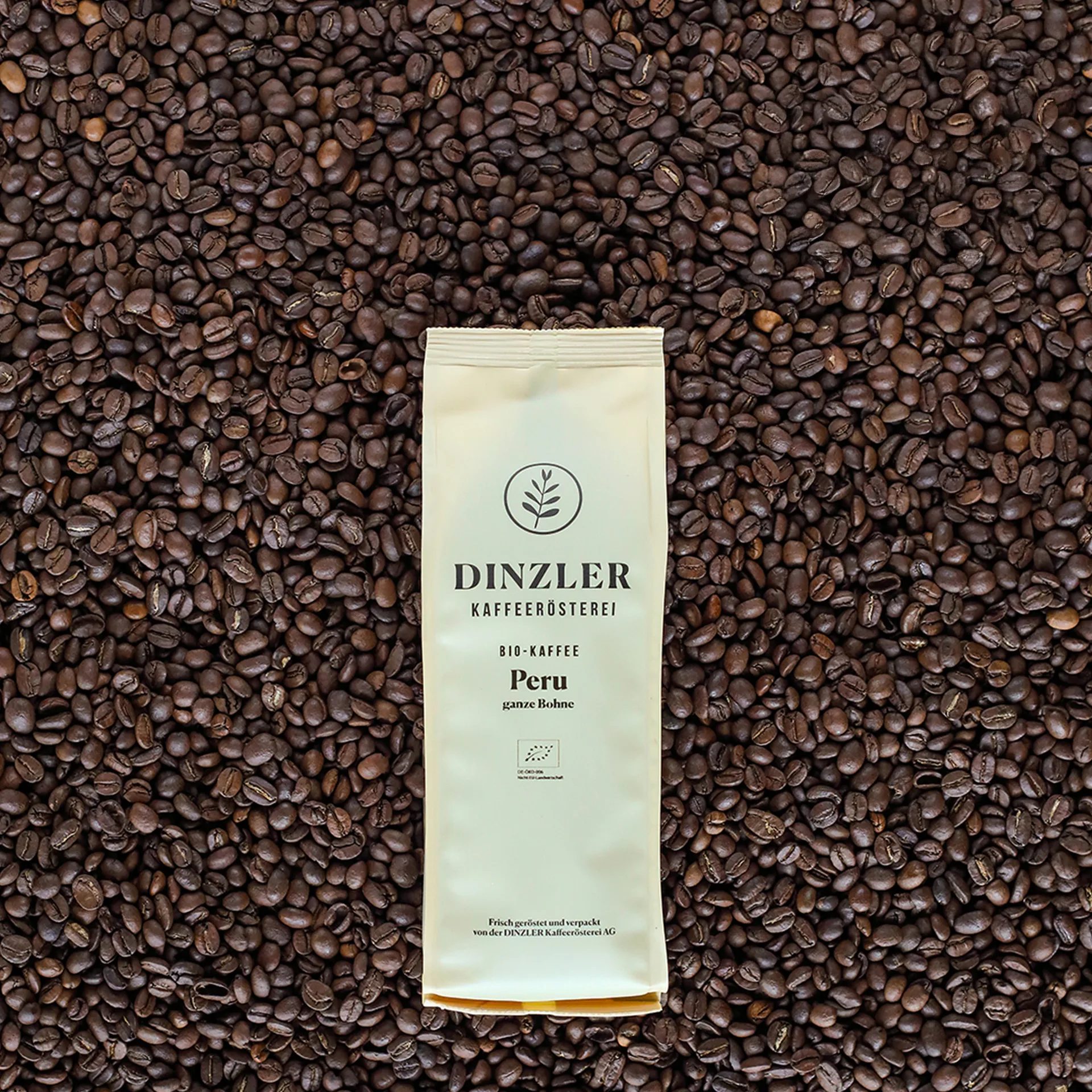 Szenebild DINZLER Bio-Kaffee Peru ganze Bohne