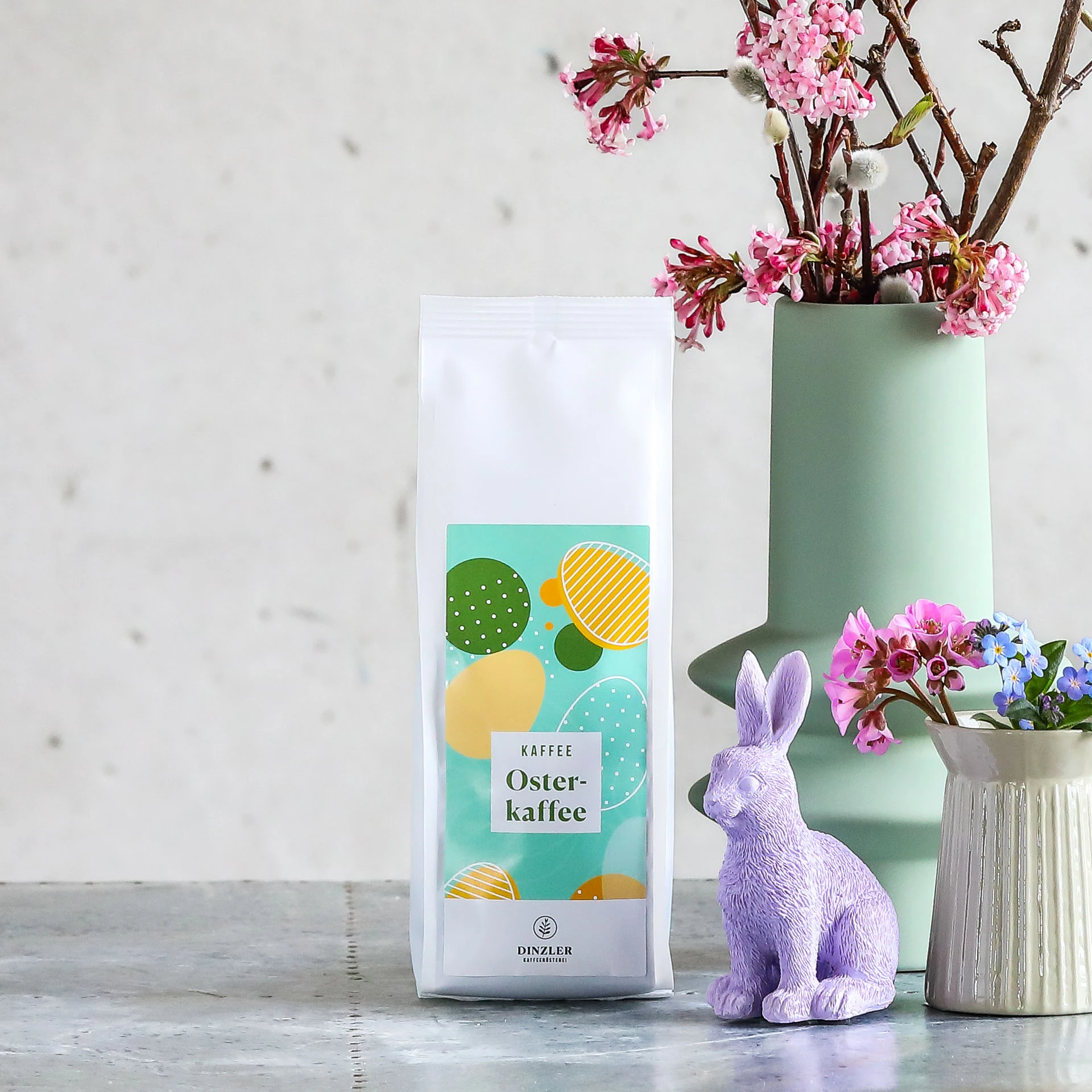 Szenebild Osterkaffee - 250g Beutel Bohnen