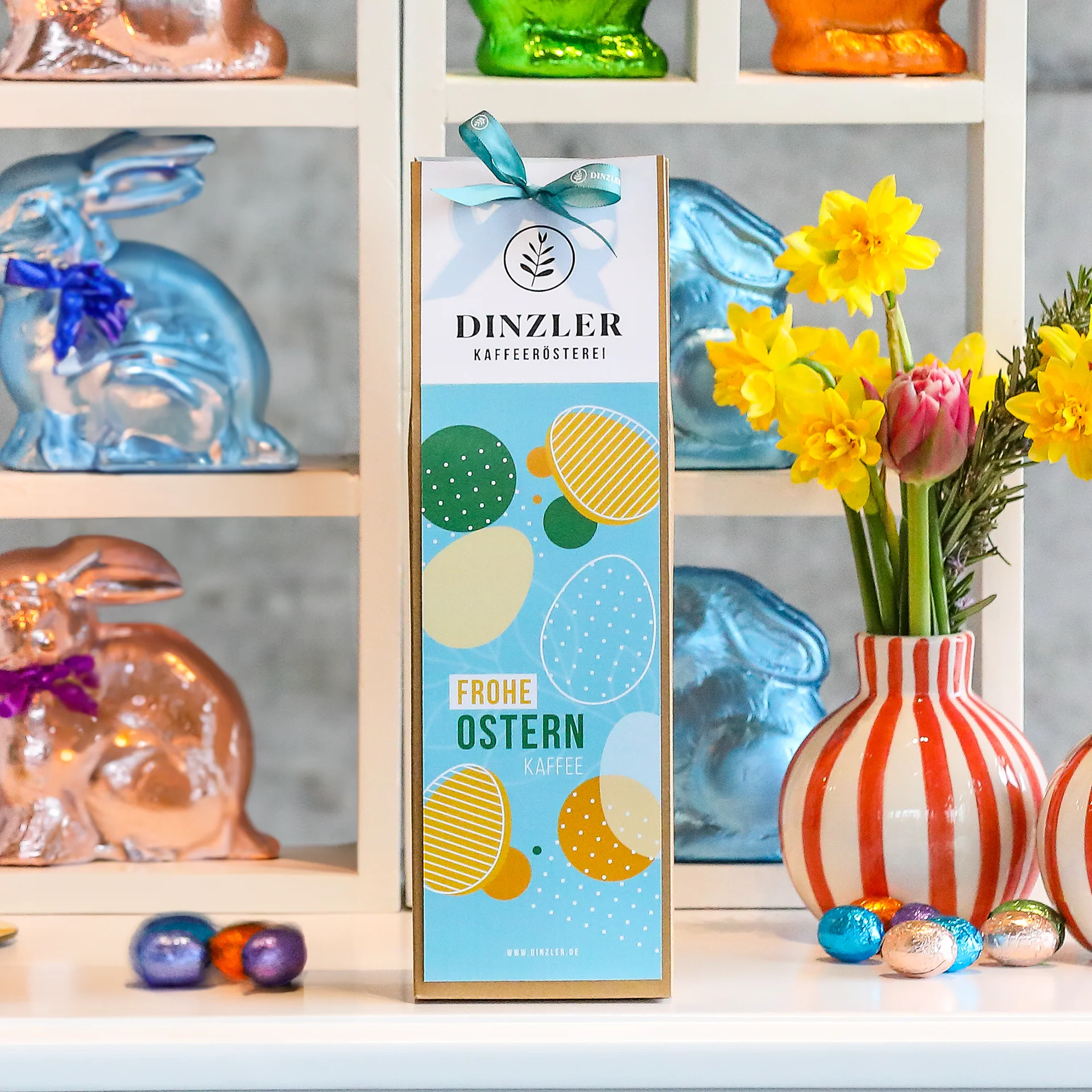 Produktbild DINZLER Osterkaffee in der Geschenkverpackung| DINZLER Kaffeerösterei