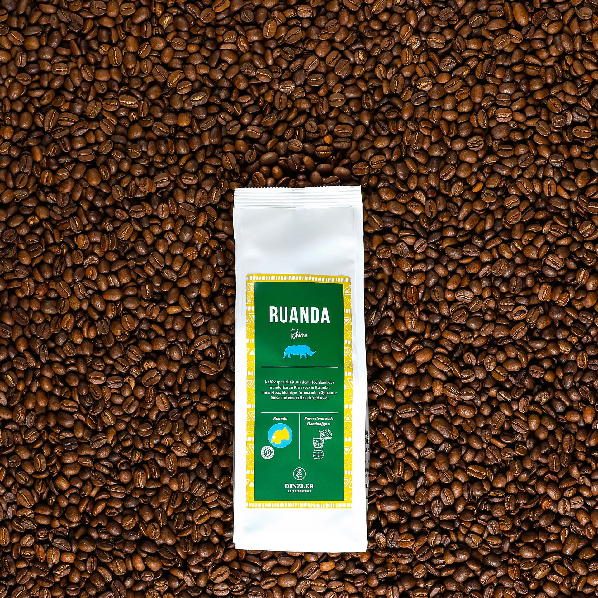Szenebild DINZLER Kaffee Ruanda Rhino