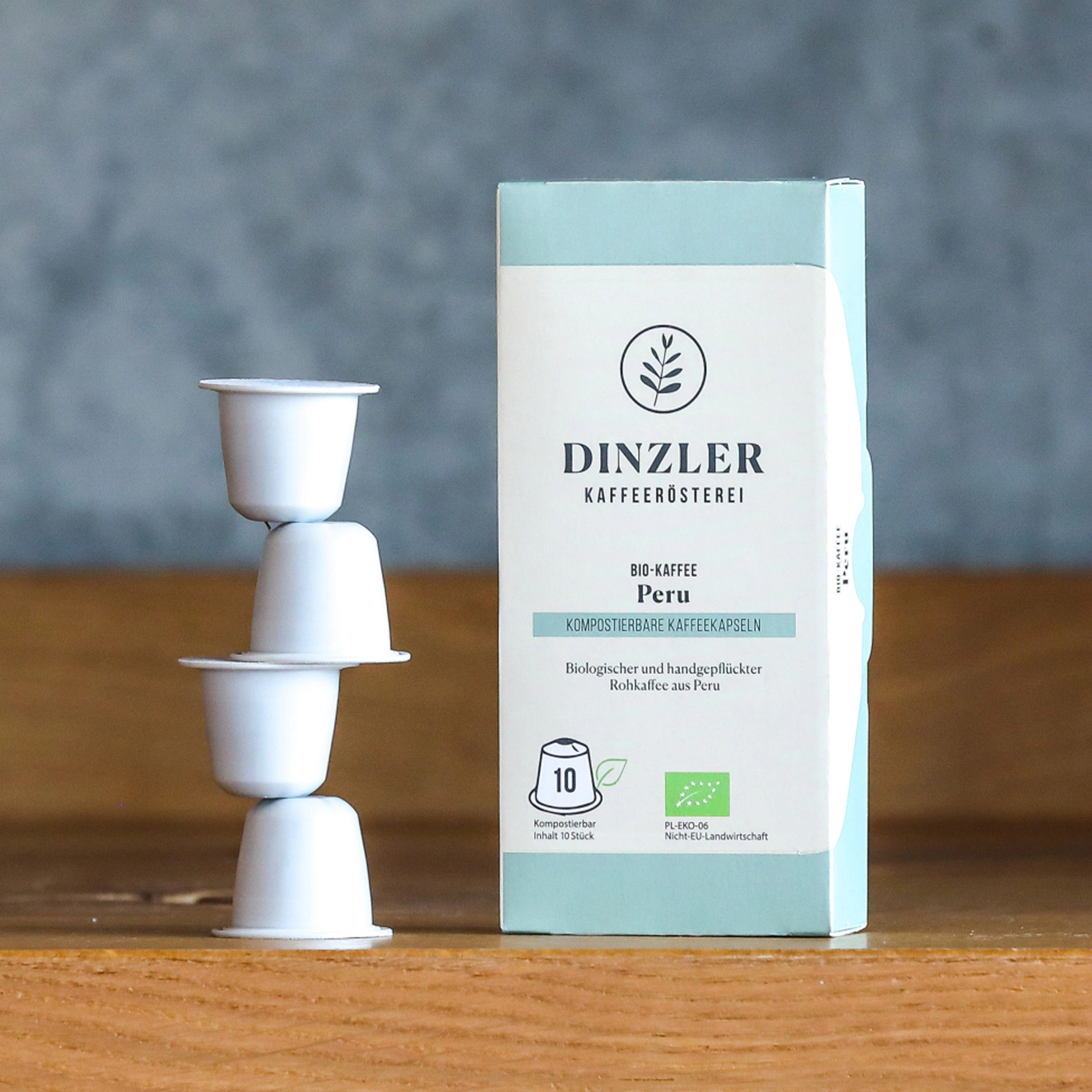 Szenebild DINZLER Bio Kapseln Kaffee Peru (Karton à 10 Kapseln)