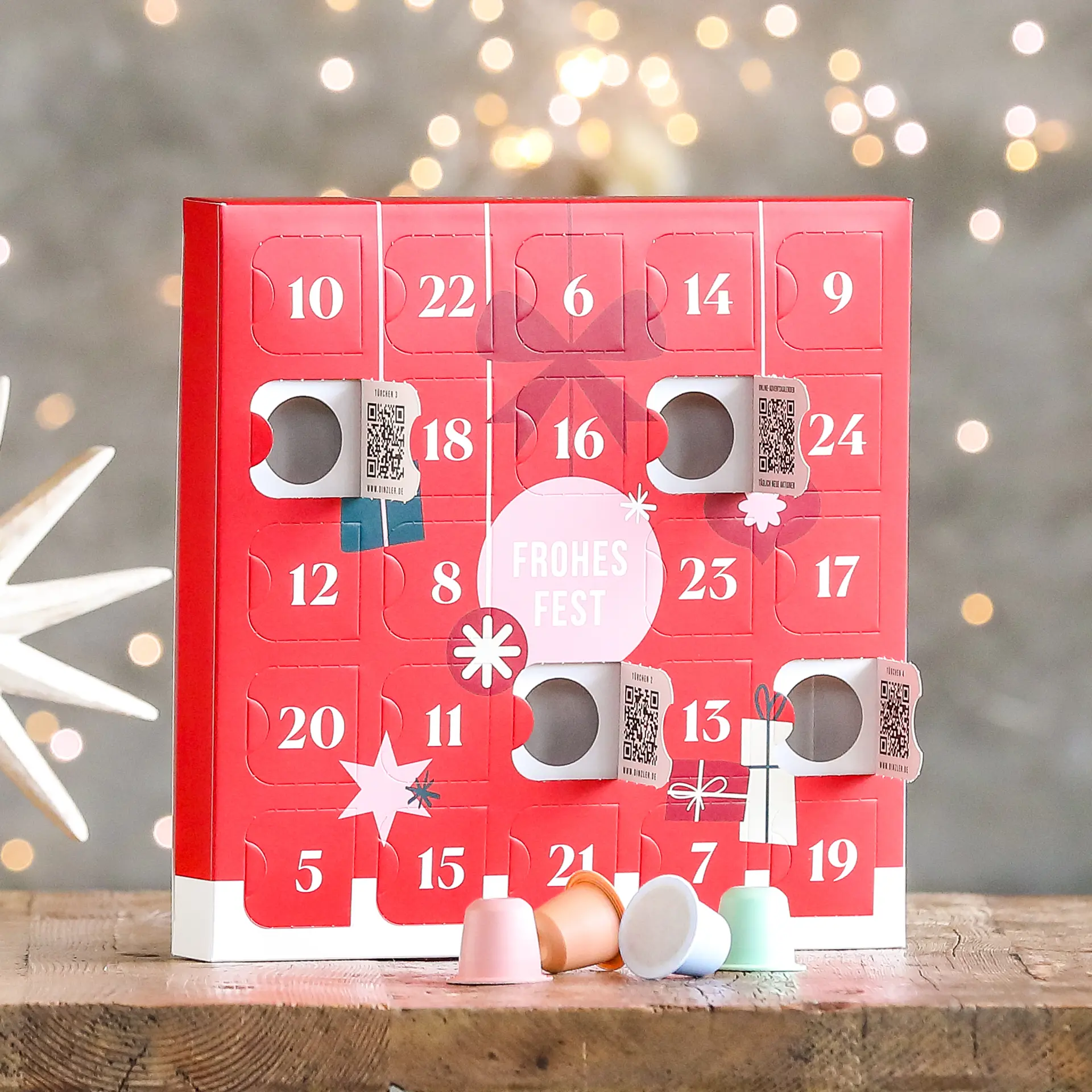 DINZLER Kaffeekapsel Adventskalender| DINZLER Kaffeerösterei