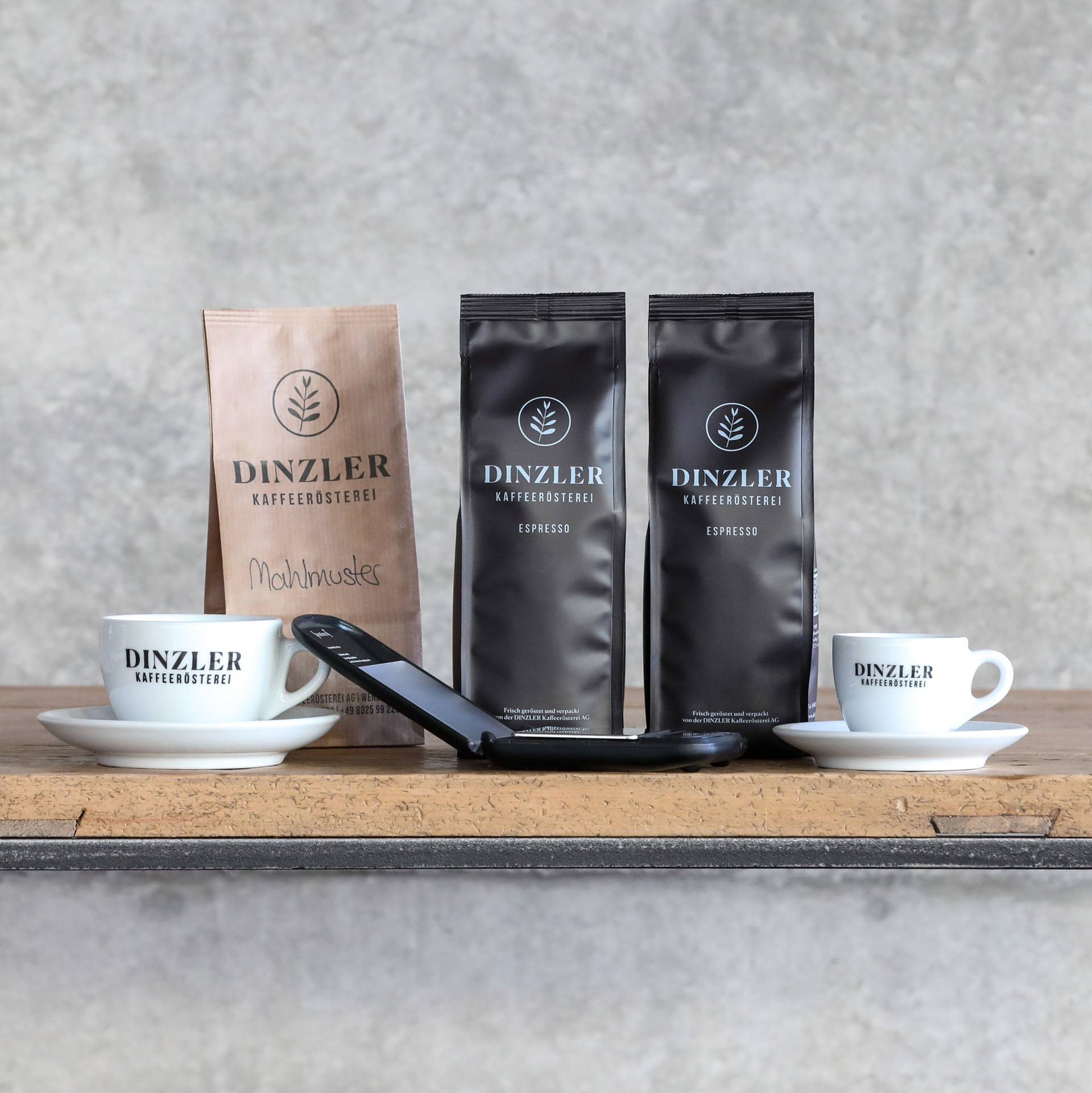 Produktbild DINZLER Espresso Einstellset - Il Gustoso| DINZLER Kaffeerösterei