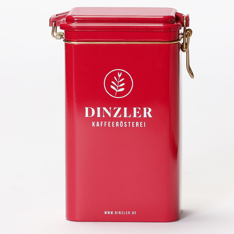 Kaffeedose mit DINZLER Logo