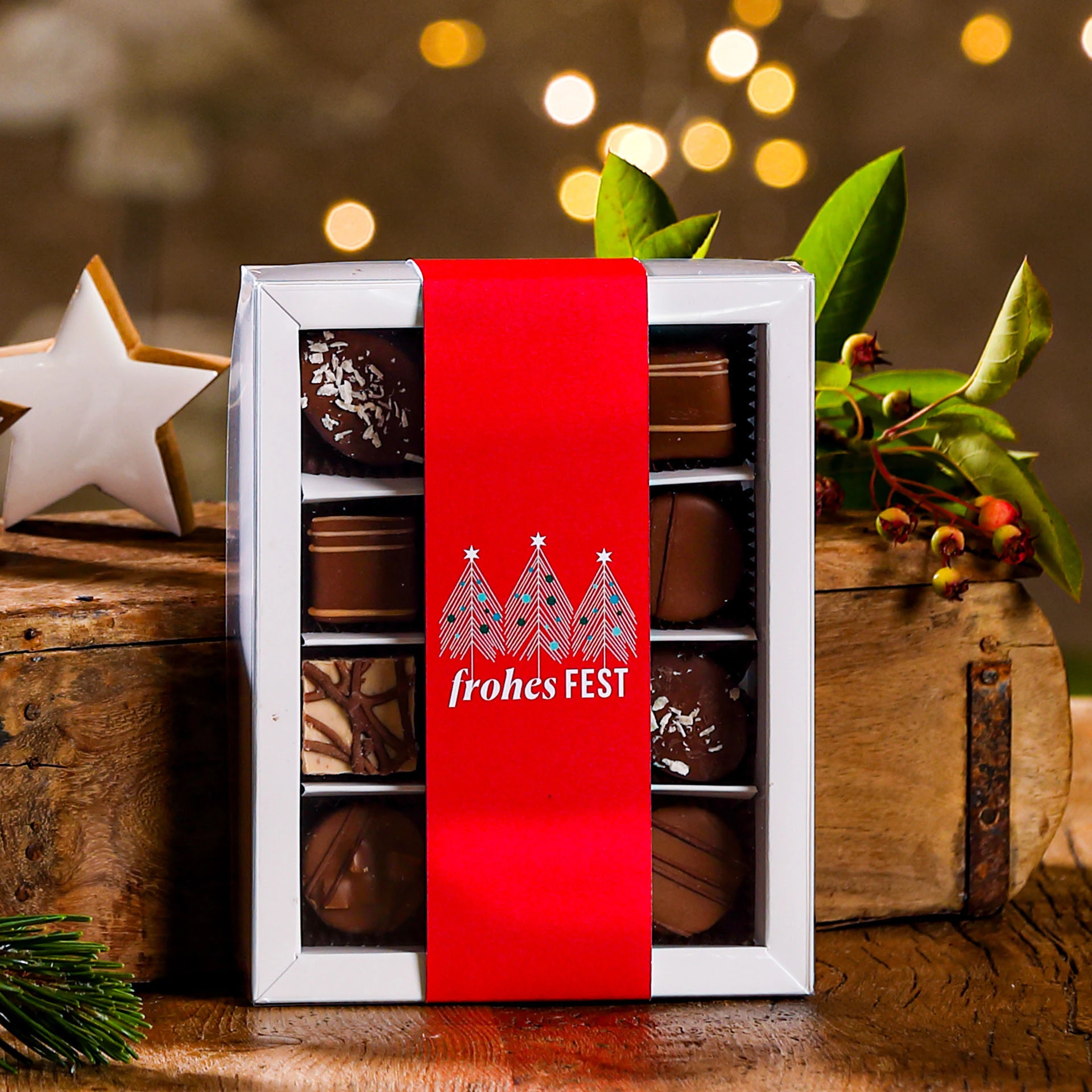 Szenebild Weihnachtspralinen 12er - 130 g