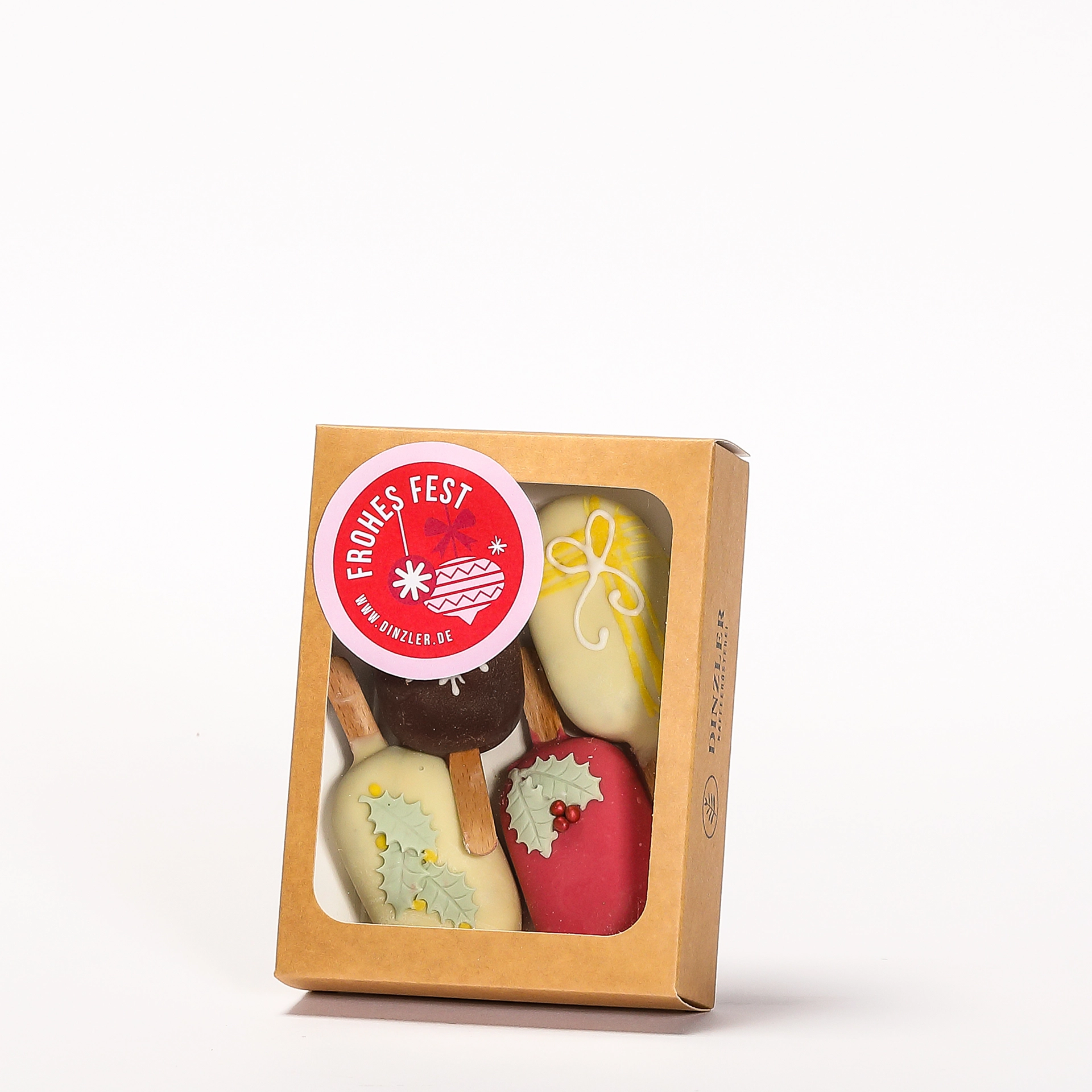 Produktbild DINZLER Weihnachts-Cake-Pops 250g (4 Stück)| DINZLER Kaffeerösterei