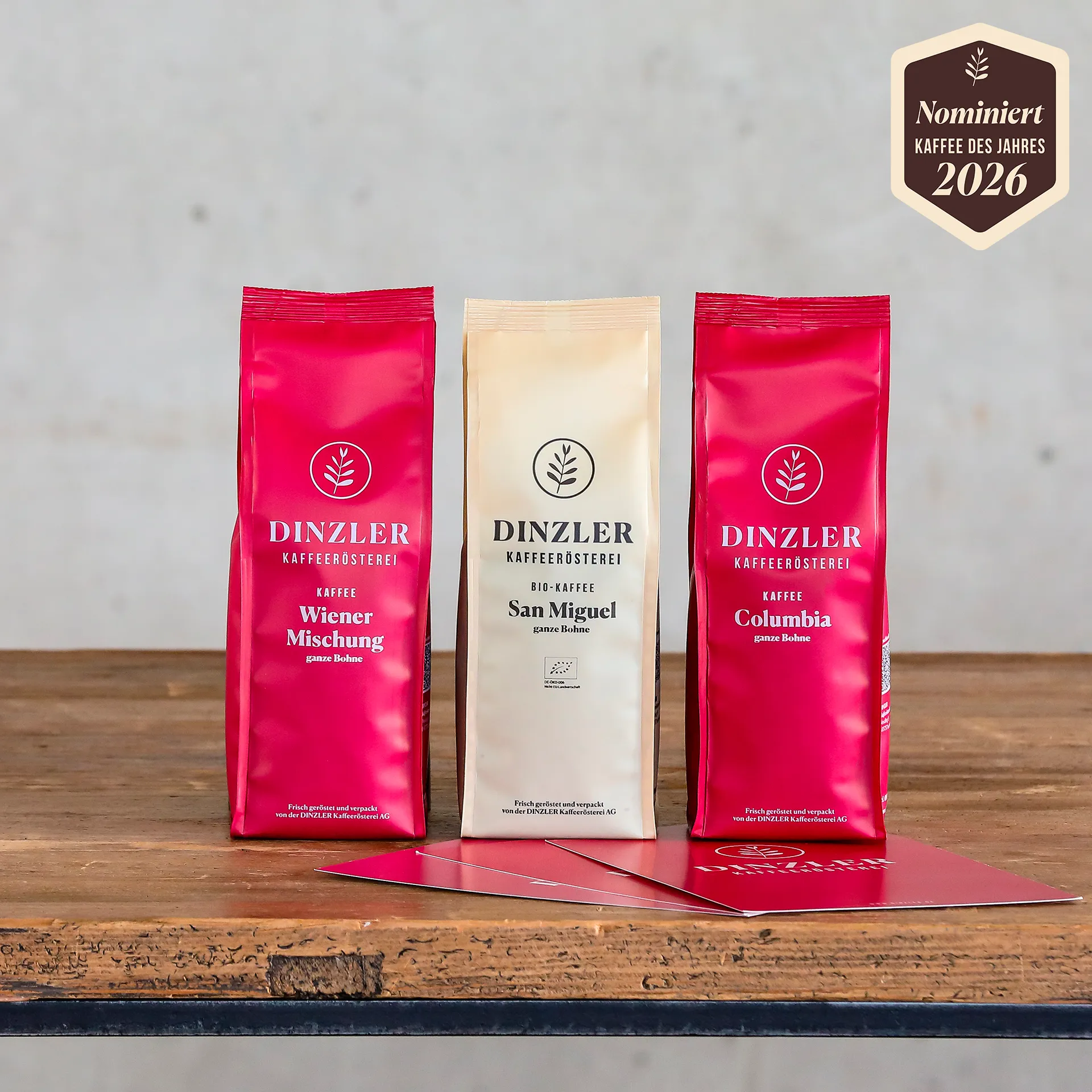 Produktbild Testpaket DINZLER Kaffee des Jahres 2026| DINZLER Kaffeerösterei