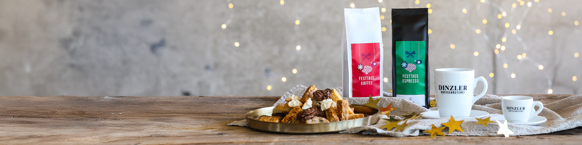 Weihnachten bei DINZLER - Entdecken Sie Kaffee Weihnachtsgeschenke