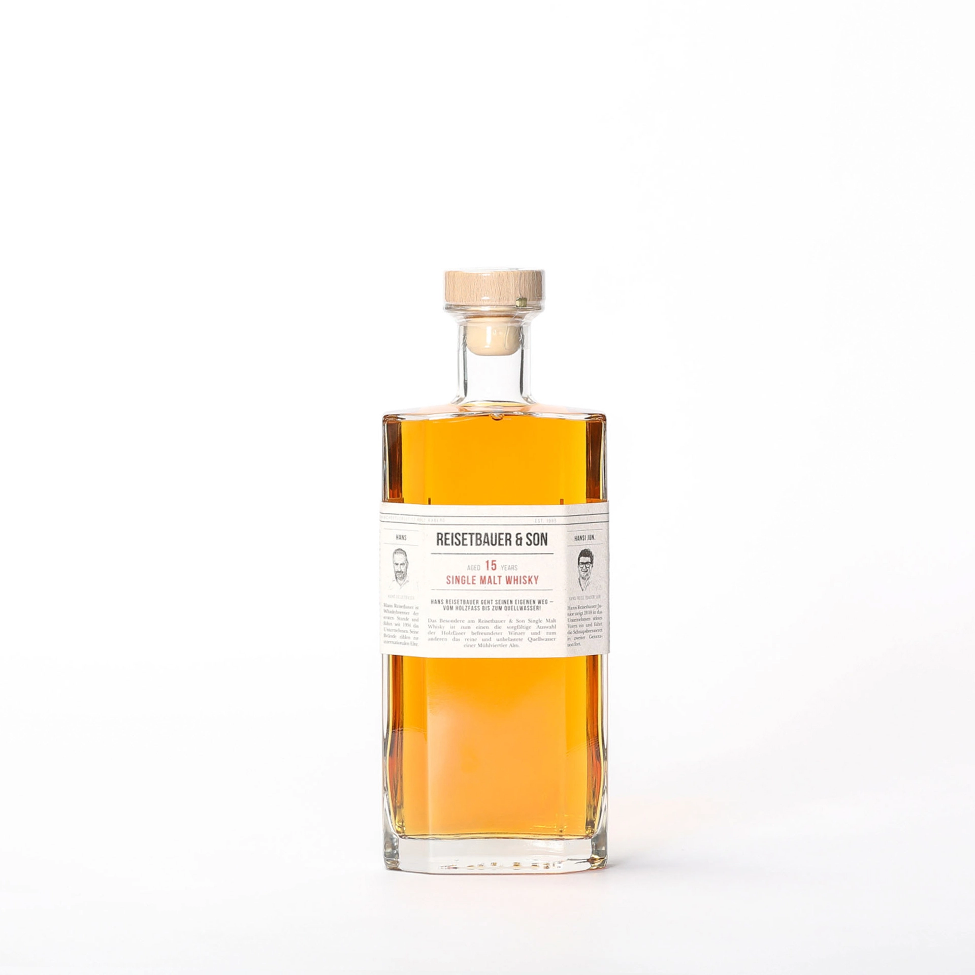 Produktbild Reisetbauer Qualitätsbrand - Single Malt 15 years 48% vol. 0,7l