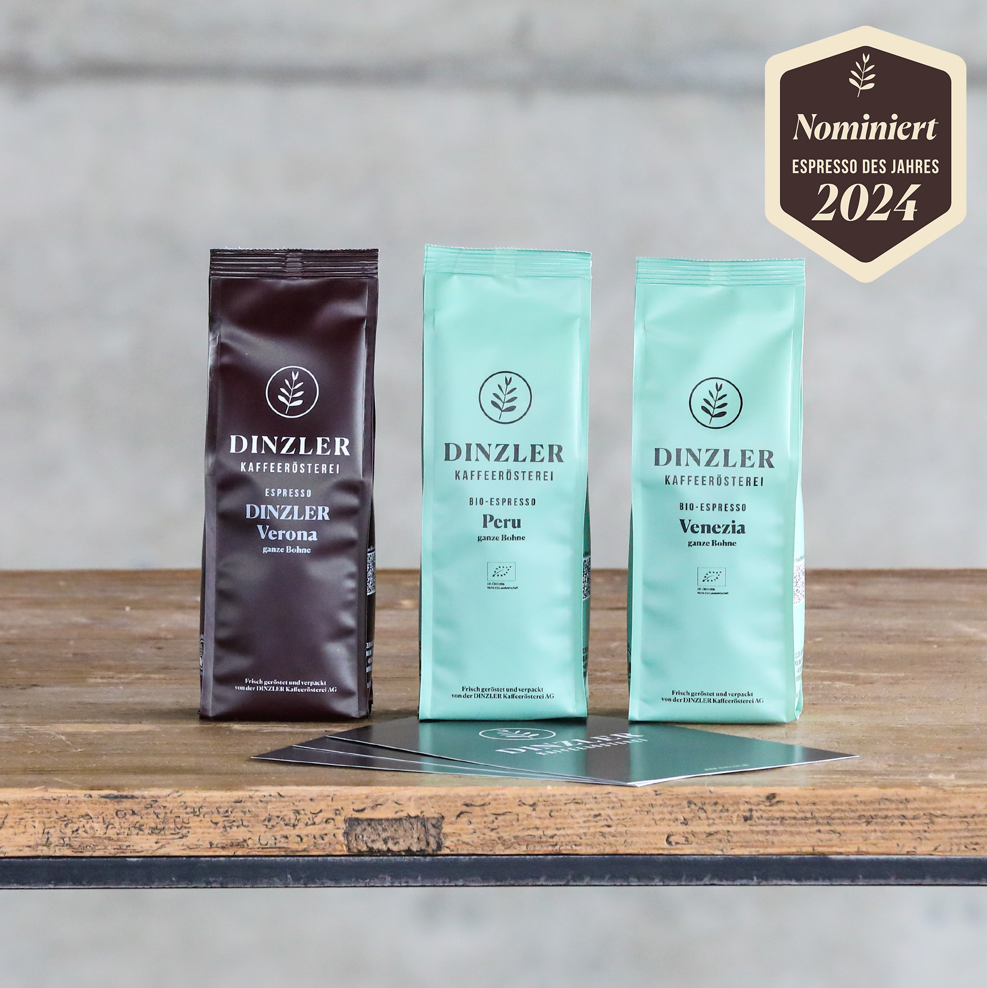 Testpaket DINZLER Espresso des Jahres 2024| DINZLER Kaffeerösterei