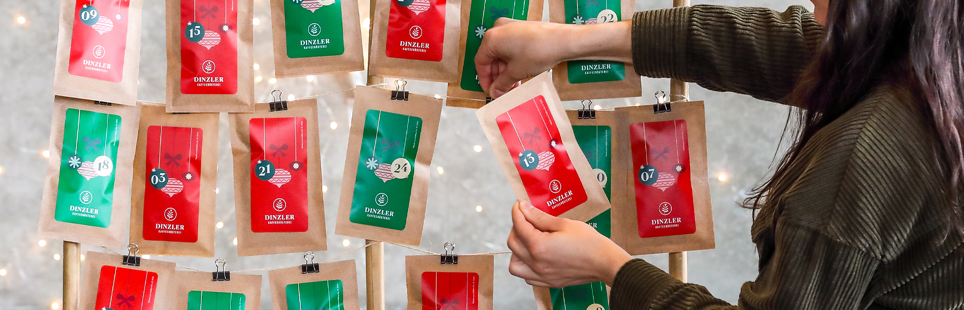 DINZLER Kaffee Adventskalender - Jetzt erhältlich und nur solange der Vorrat reicht
