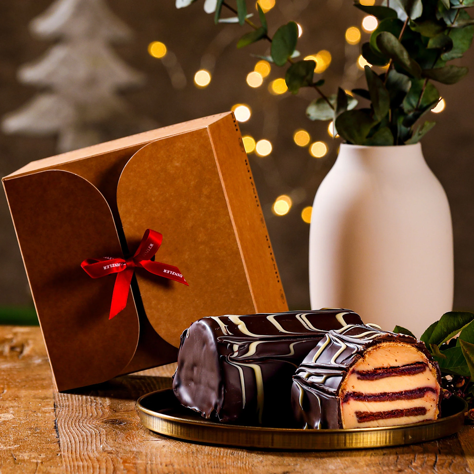 Szenebild Weihnachtskuchen: "Büche de Noel" - 500g