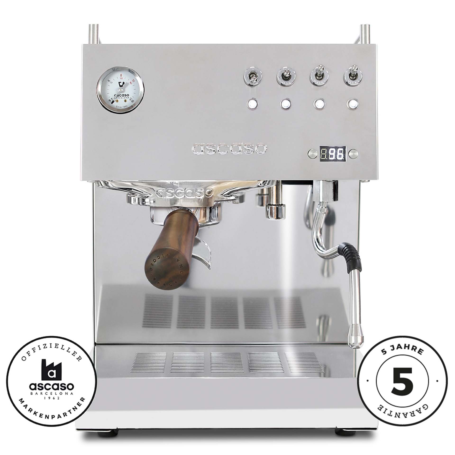 Espressomaschine Ascaso Steel DUO PID| DINZLER Kaffeerösterei
