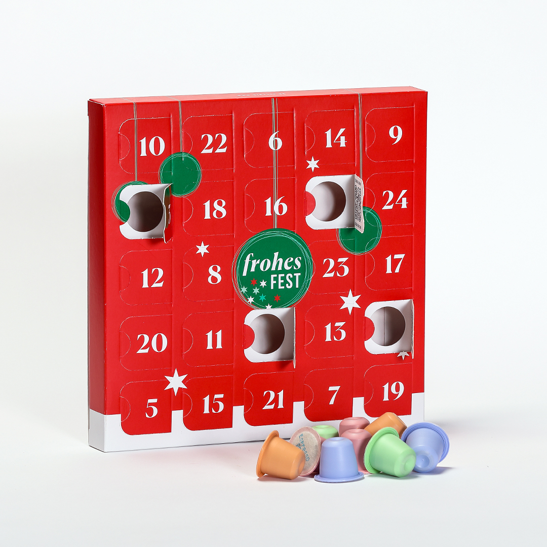 Kaffeekapsel Adventskalender