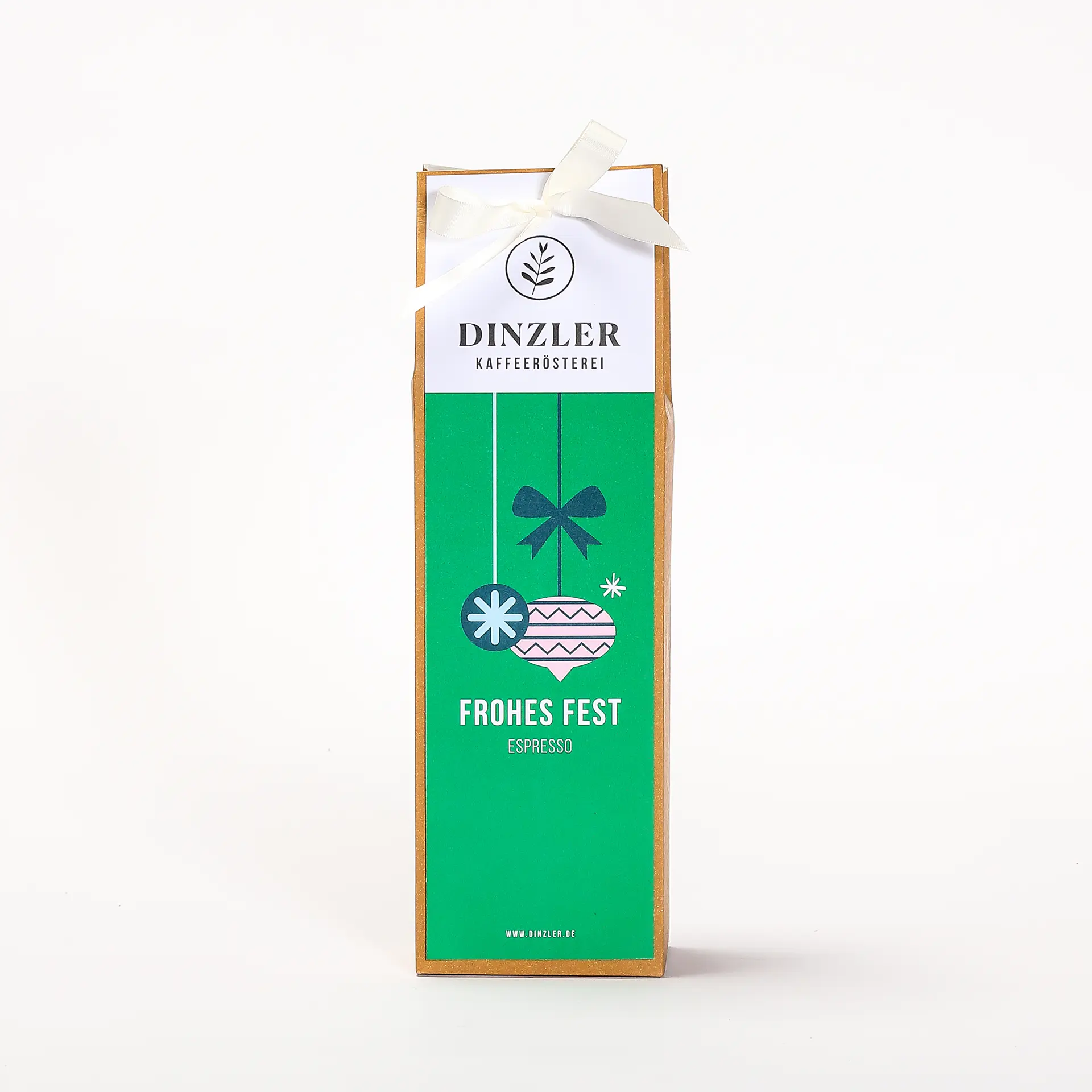 Produktbild DINZLER Festtagsespresso in der Geschenkverpackung - ganze Bohne| DINZLER Kaffeerösterei