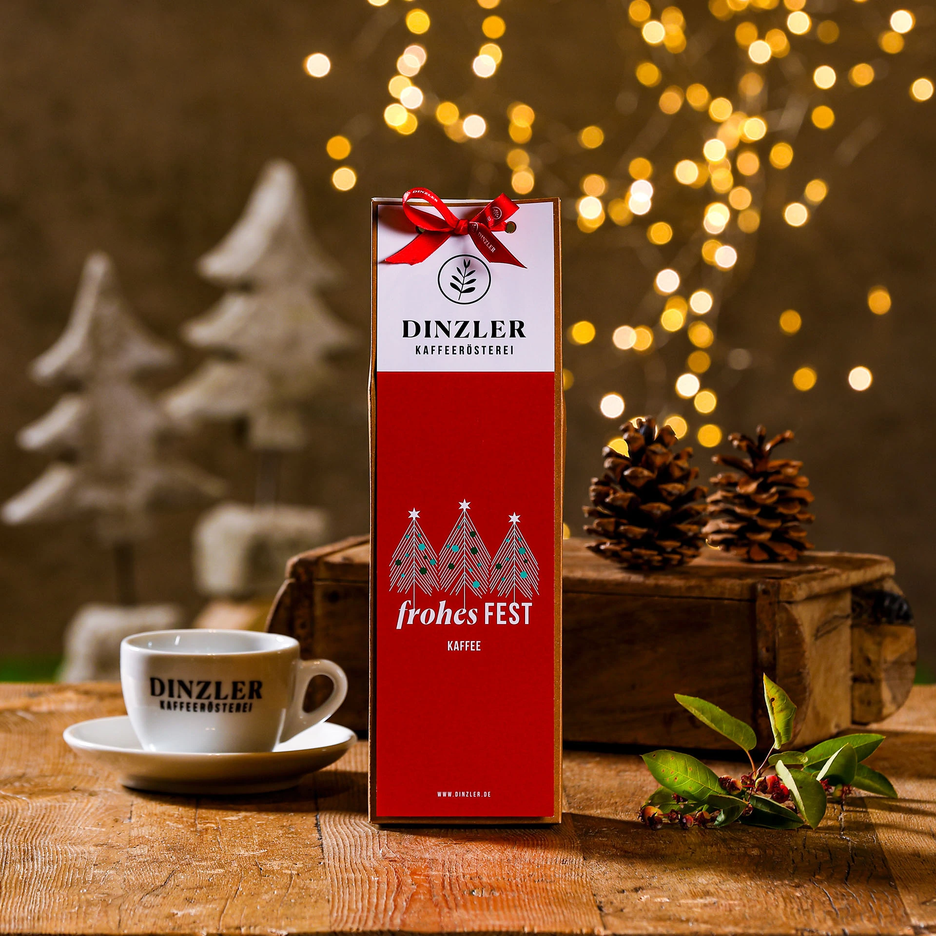 Szenebild DINZLER Kaffee frohes Fest