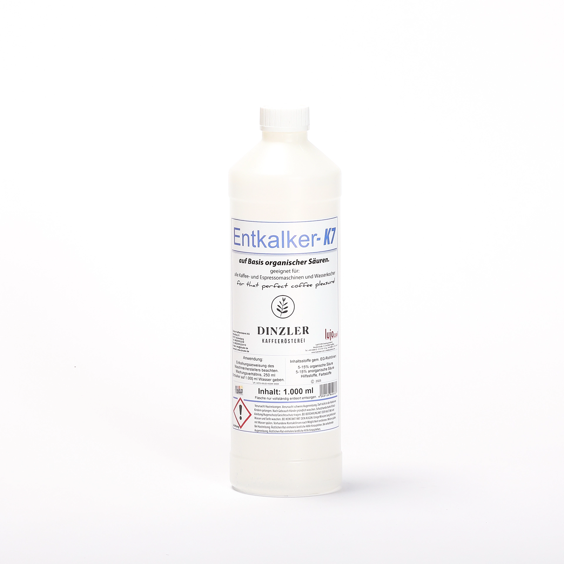 Produktbild DINZLER Kaffeemaschinen-Entkalker| DINZLER Kaffeerösterei