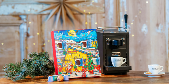 24 besinnliche Genussmomente - DINZLER Kaffee Adventskalender