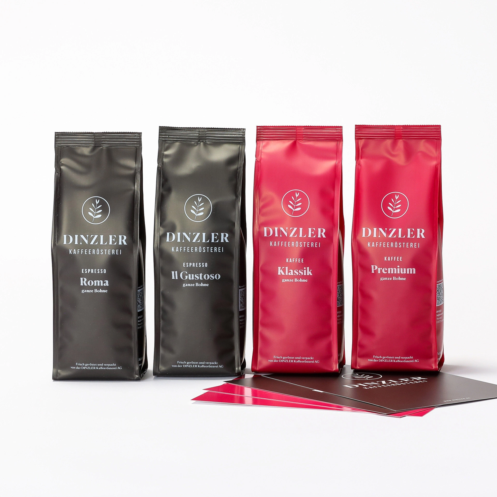 Kaffee Probierset DINZLER Klassiker - ganze Bohne