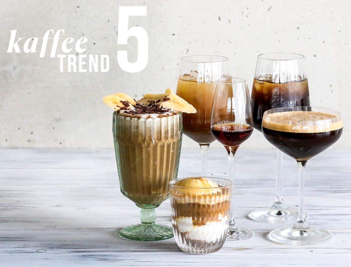DINZLER Kaffee-Trends 2024 - Kaffeegläser